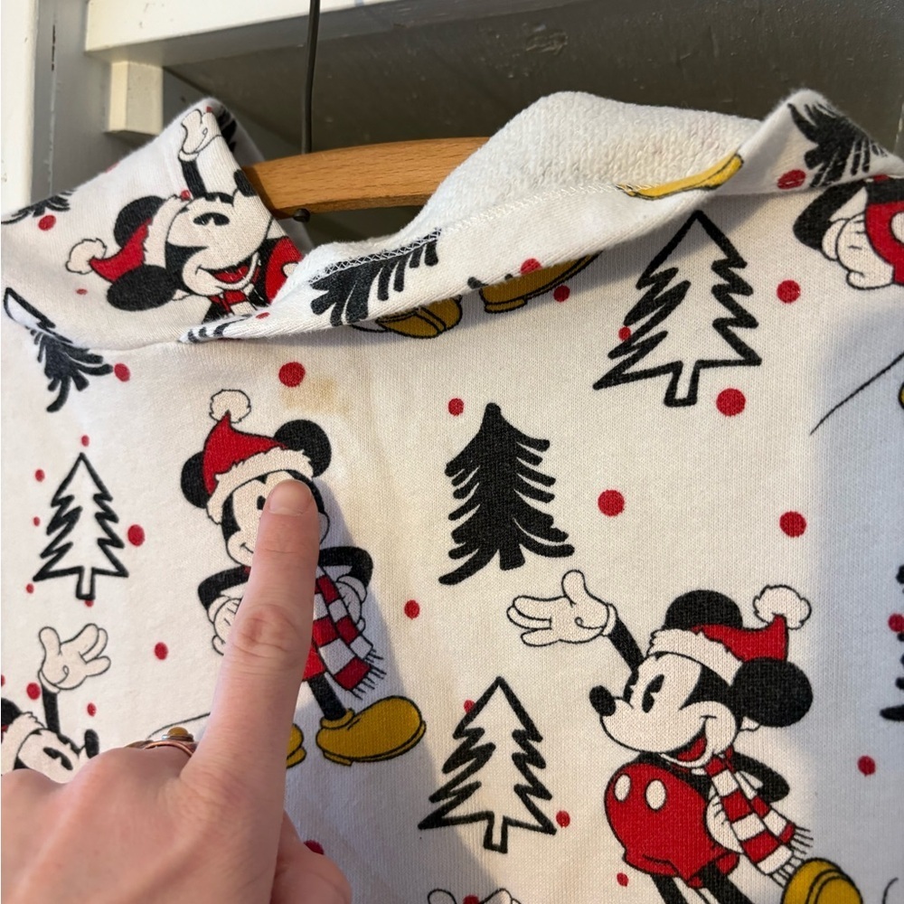 Zara Girls' White and Red Character Print Hoodie - Picture 2 of 7